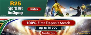 GBets Promo Code NEWBONUS - Get R25 no deposit bet + R1,000 bonus 